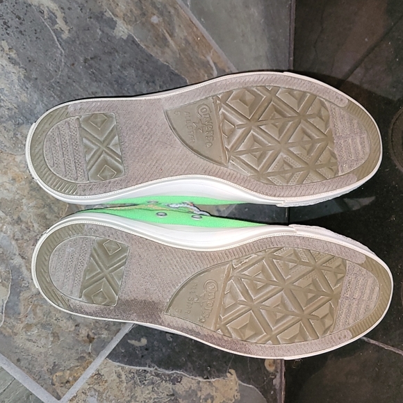 💚💛Neon Converse All Star double tongue💚💛 - Picture 8 of 11